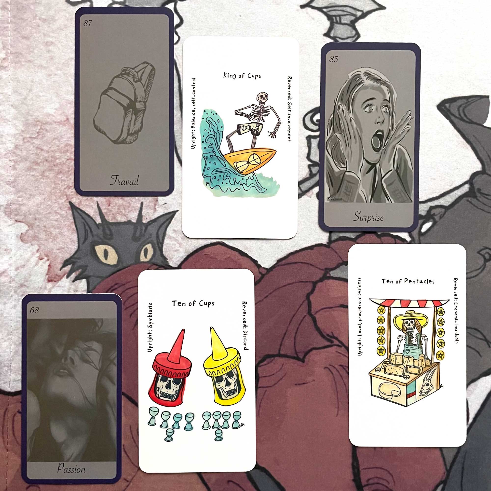 This week i received my pledge of the newest and expanded version of the bird ov prey oracle deck by jorden haley and decided to create a . Thera Pets Emotional Support Animal Cards Twisting The Leaf
