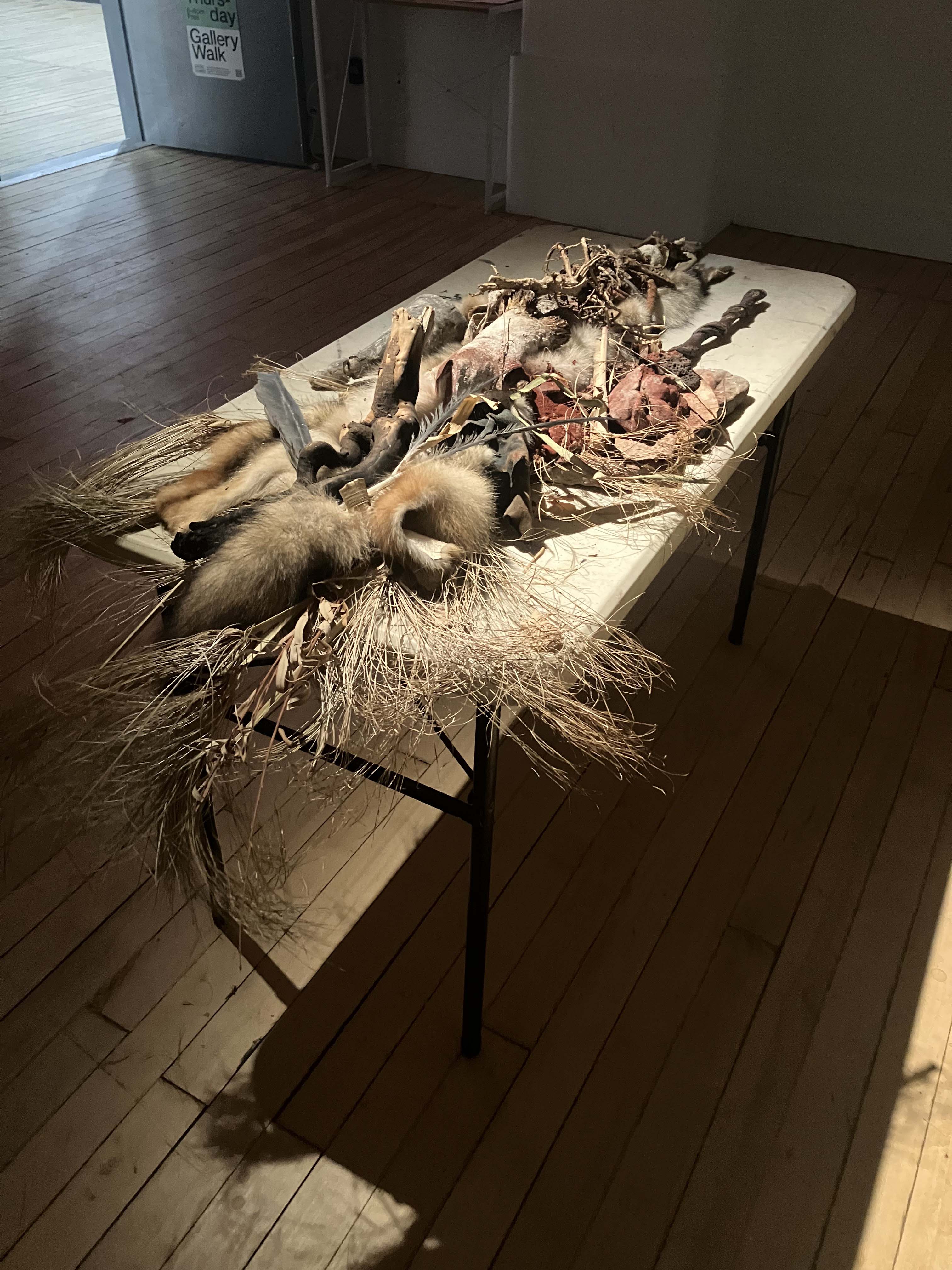 A nocturnal dance at Springs Projects