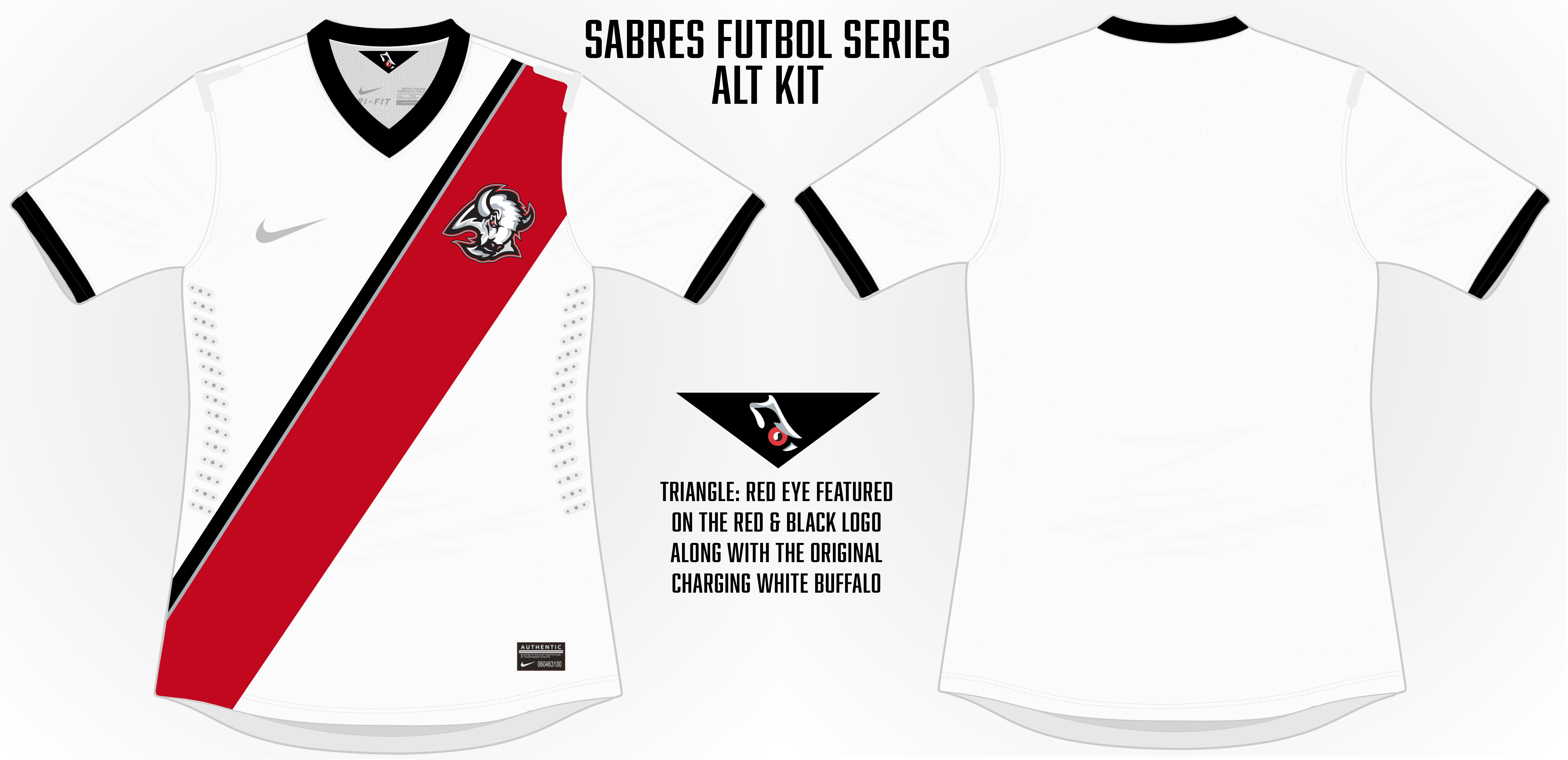 Sabres Alternate Soccer Concept Blank