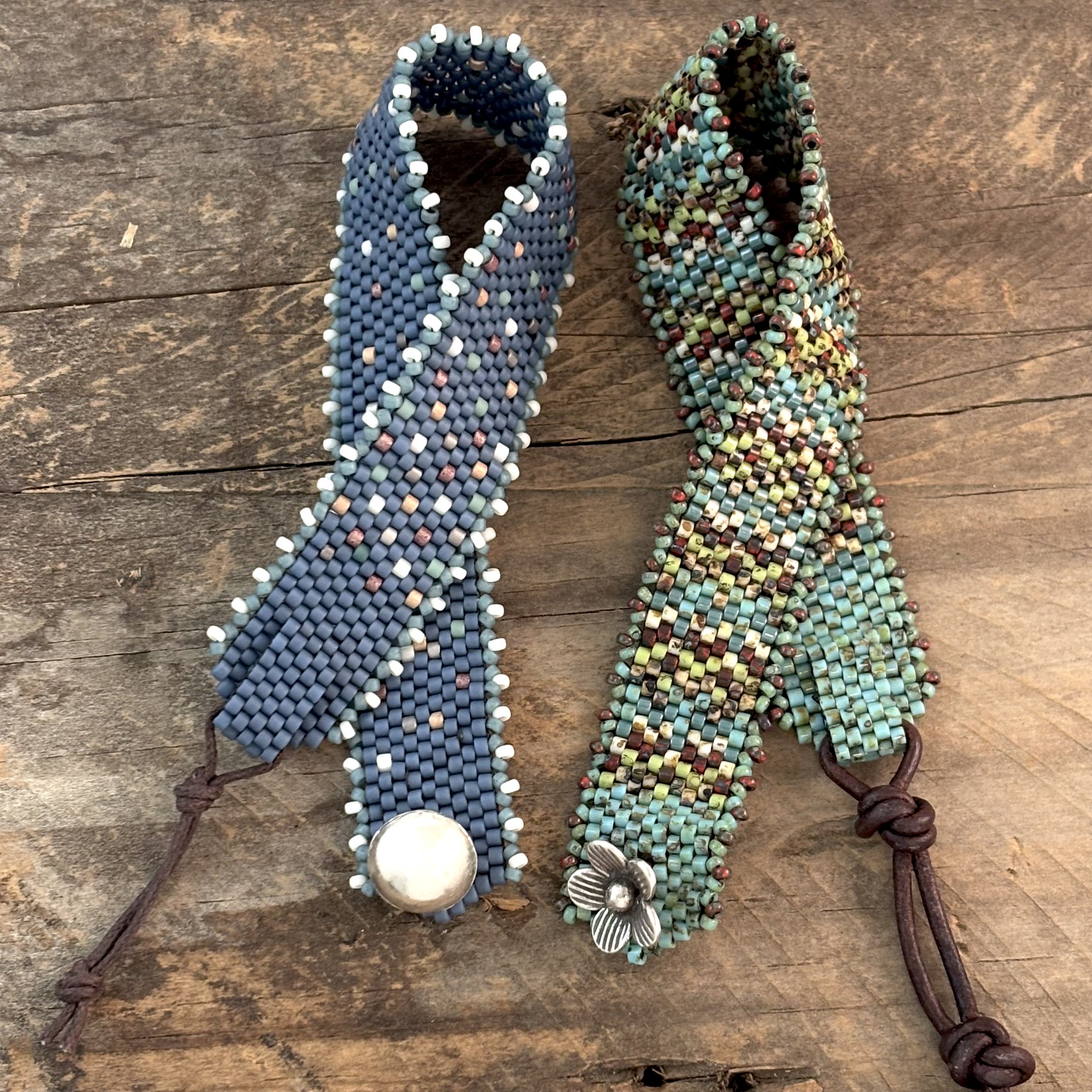 peyote tab bracelet