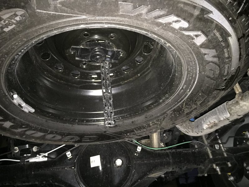 How To Get The Spare Tire From A Toyota Taa 2012 Trd Sport When I installed the spare tire lock kit.