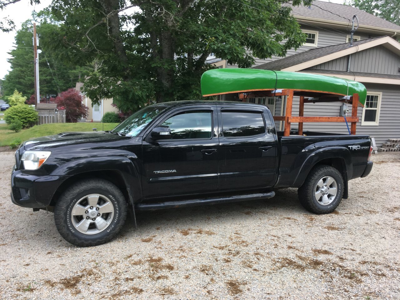 Diy canoe rack for 2014 tacoma 4x4 double cab