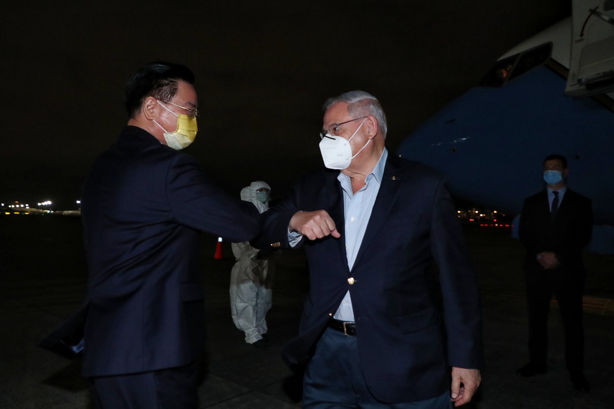 外交部長吳釗燮迎接美國參議員葛瑞姆