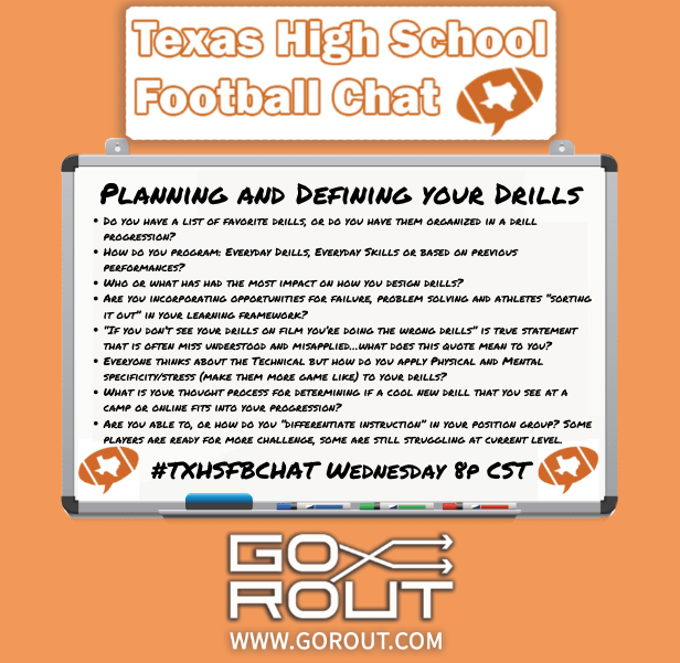 Planning & Defining Your Drills Texas High School Football Chat