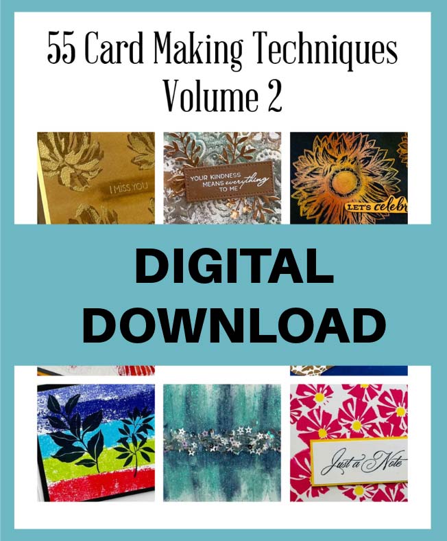 55 Card Making Techniques Digital Download Book Volume 2 - TX