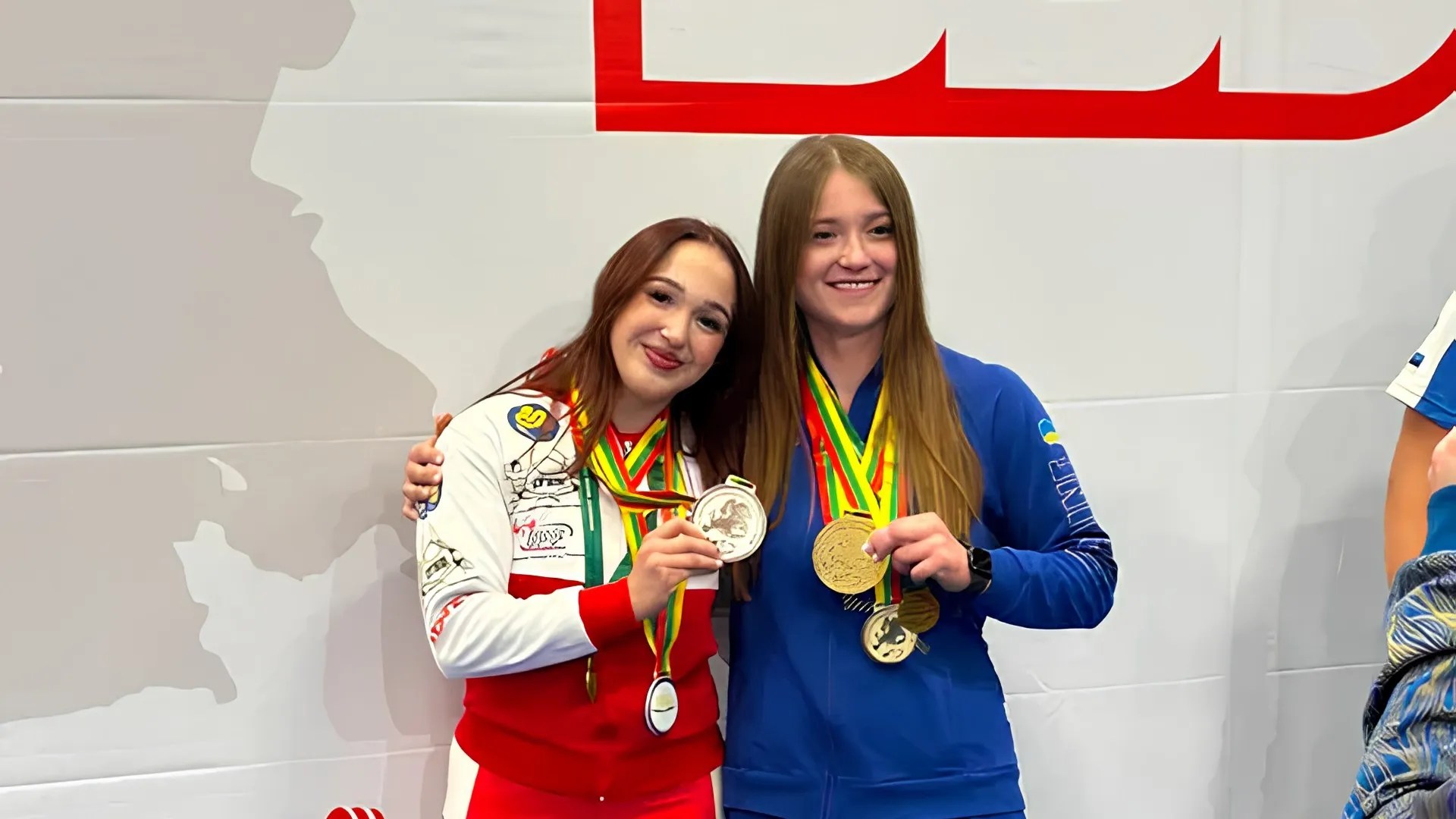Amelia Deutsch po zakończeniu mistrzostw Europy na Litwie. 19-latka zdobyła srebrny medal w kategorii juniorek U23 do 63 kg