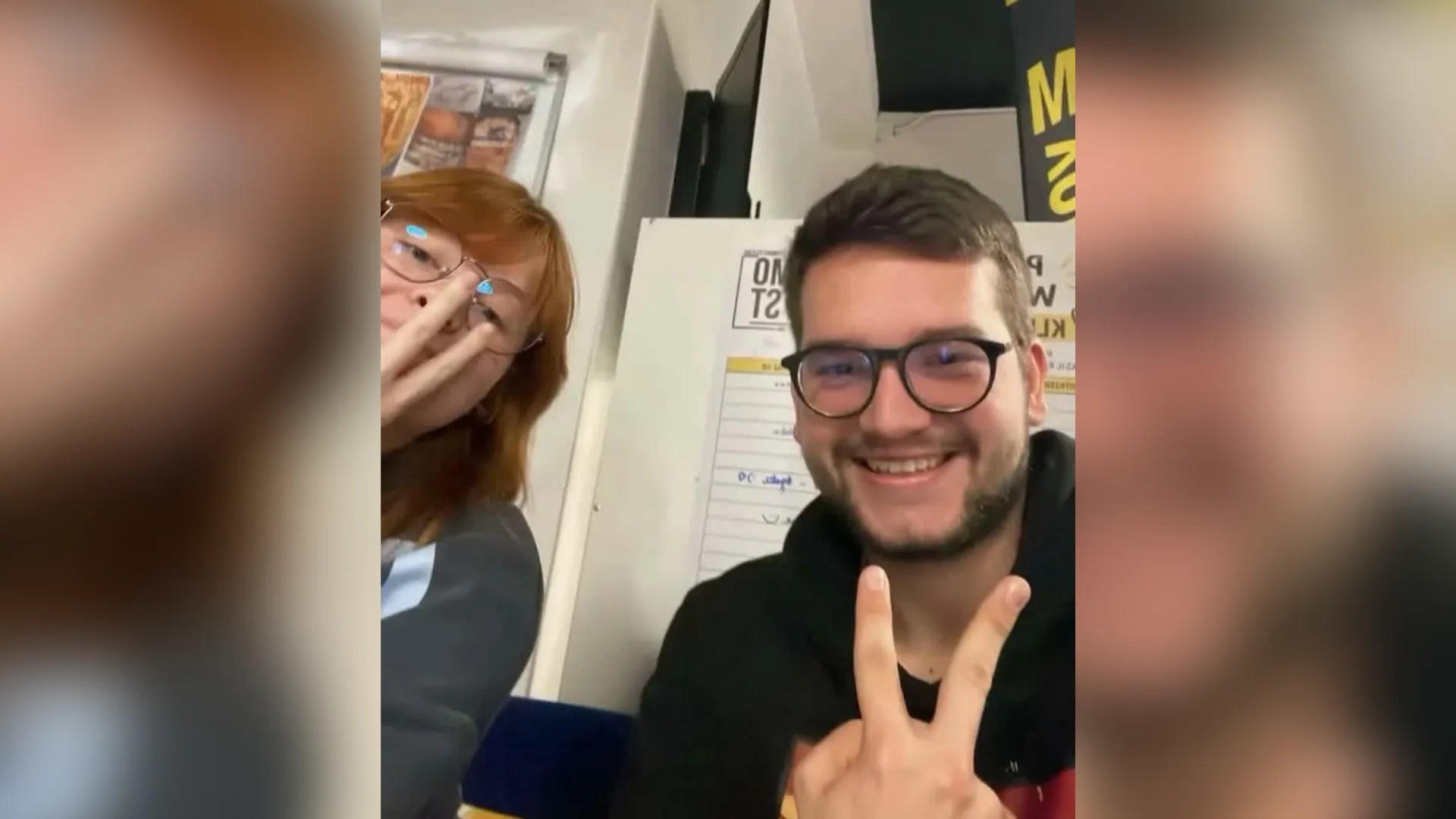 Wojciech Szczepaniak i Mary Małyszka z Klubu Młodzieżowego w Śremie / fot.: KM Śrem