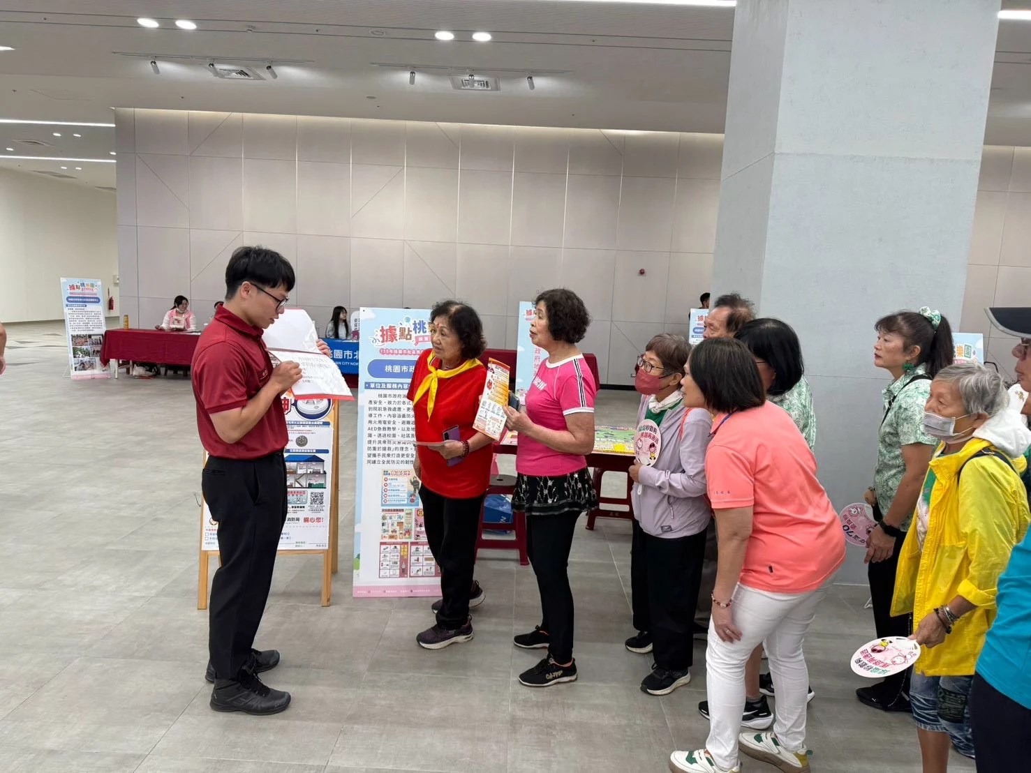 青埔消防前進社區關懷據點成果展 強化長輩居家防火觀念