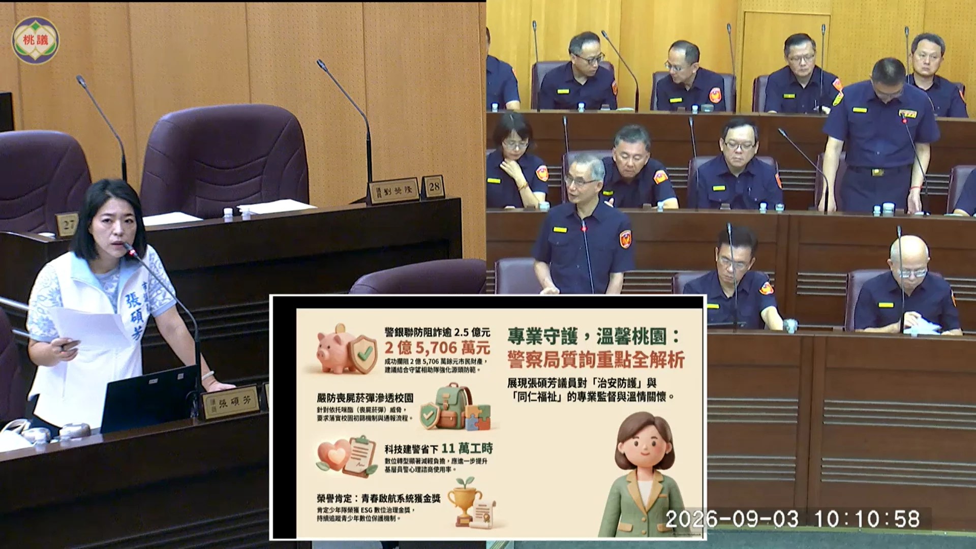 桃議員要求加強校園周邊改裝車稽查 守護學區安寧