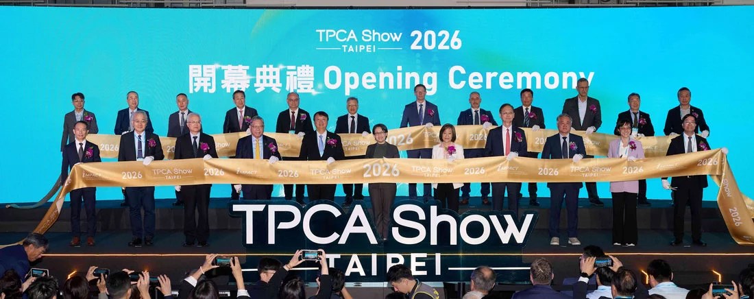 龍華科大校長葛自祥為TPCA Show開幕剪綵 培育人才為產業注入動能