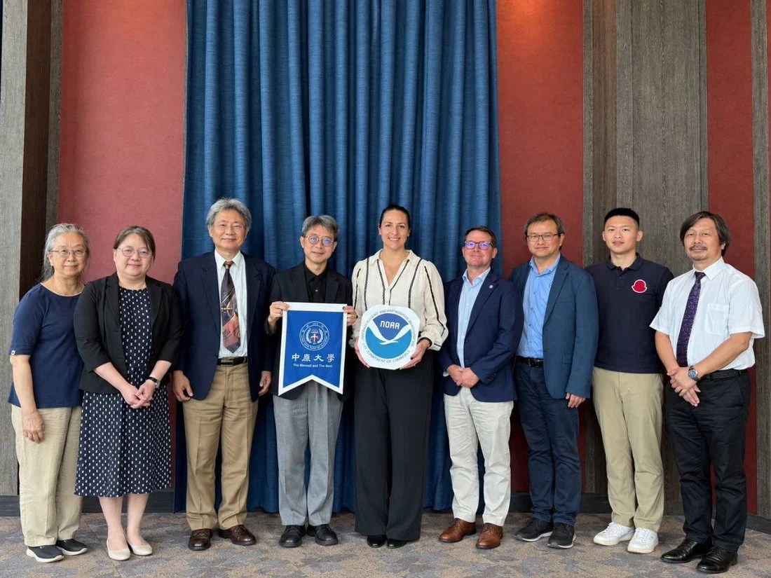 美國NOAA訪中原大學！聚焦AI與跨域科研應用 規劃聯合研究、互訪