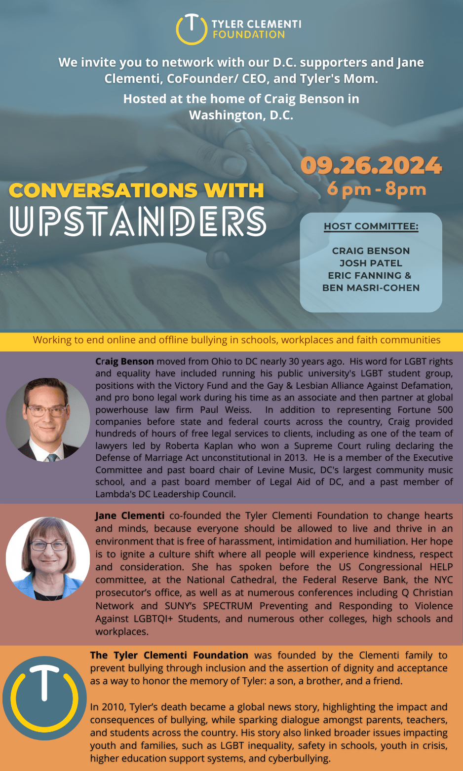 DC Event 2024 • Tyler Clementi Foundation