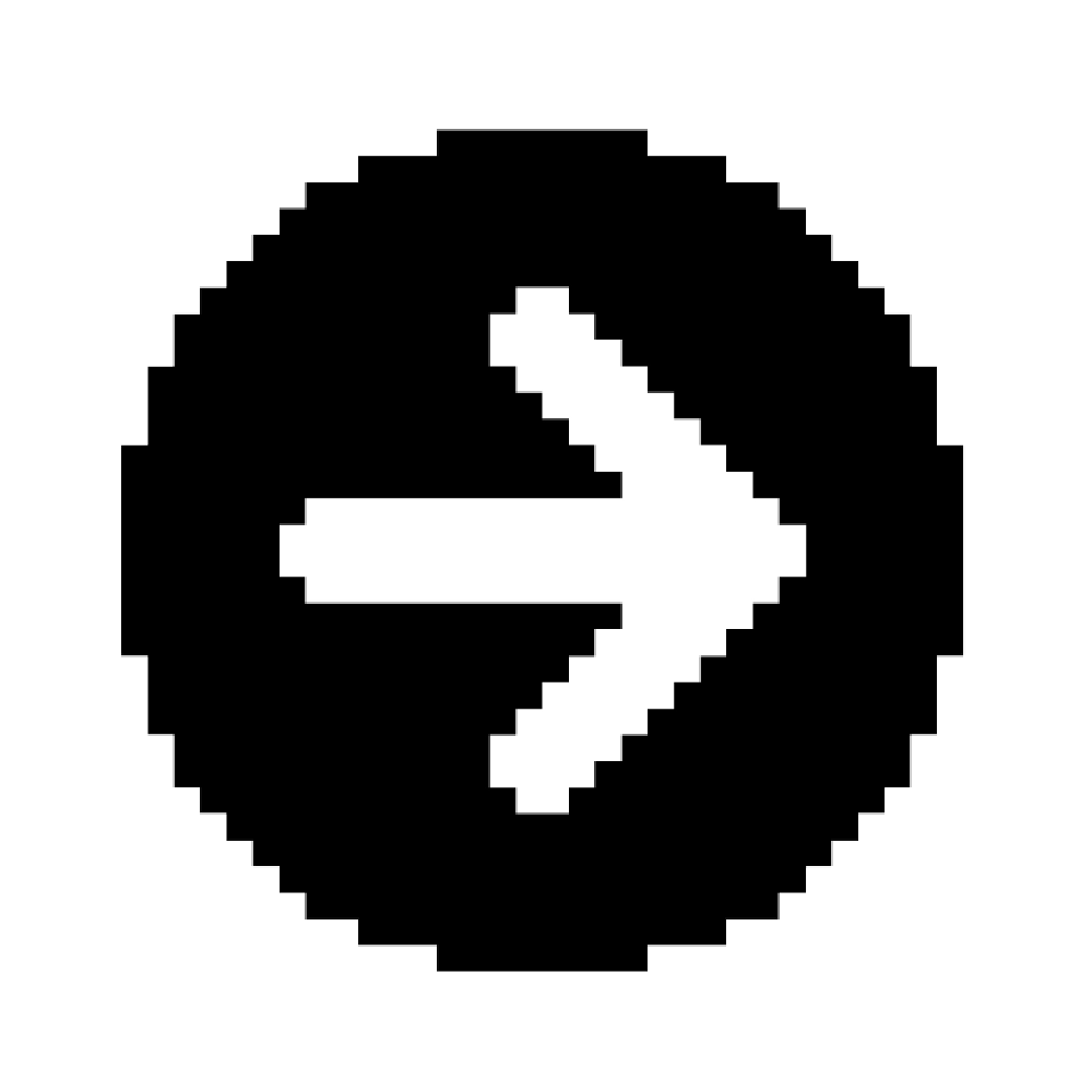 pixelated arrow - right