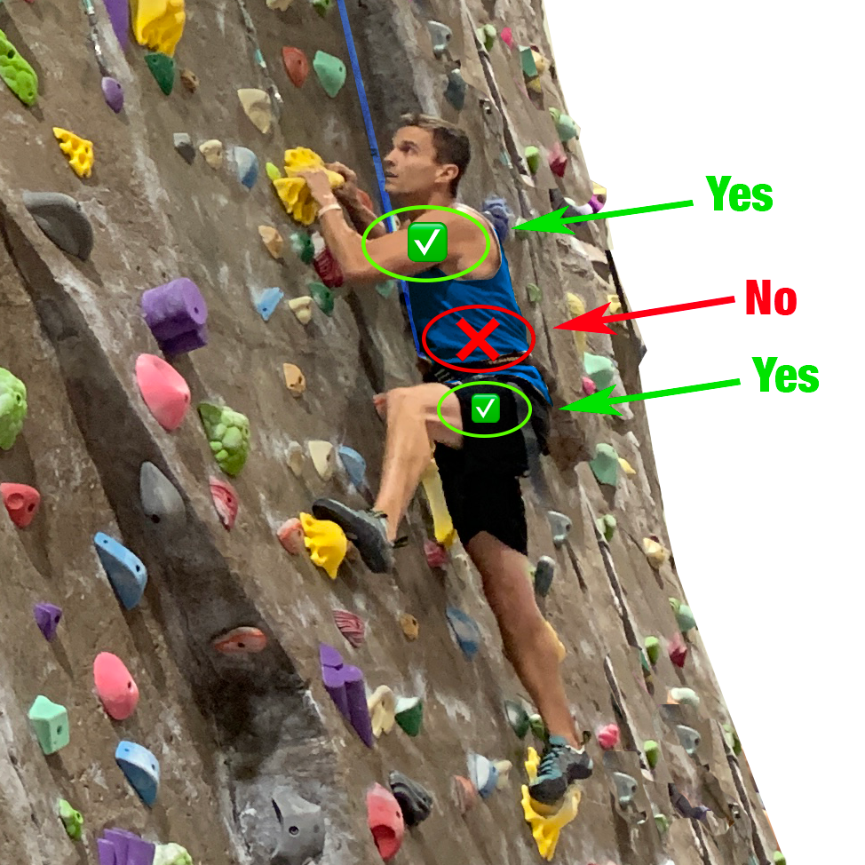 Climber device checked