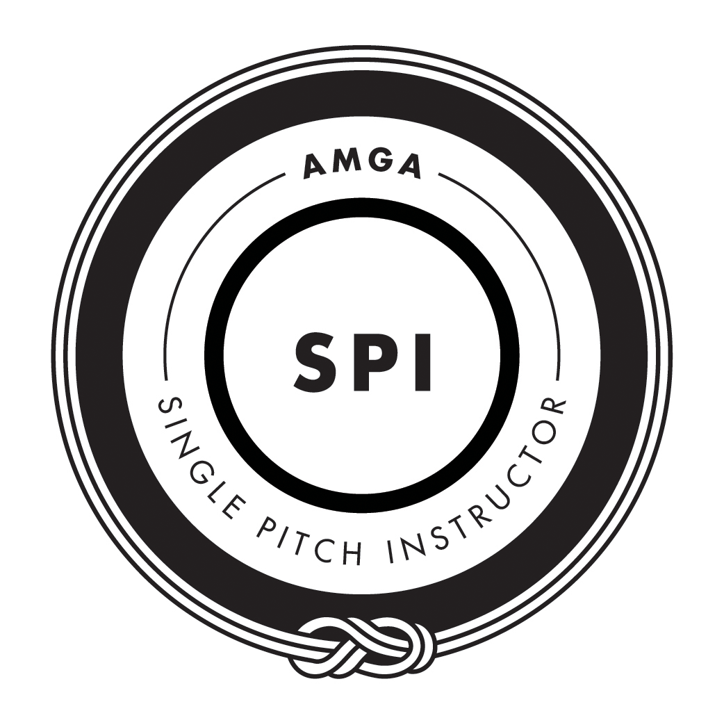 AMGA Single Pitch Instructor (SPI) badge