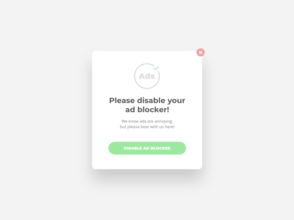 De ‘Disable your adblocker’-muur botst met de Europese privacywetgeving