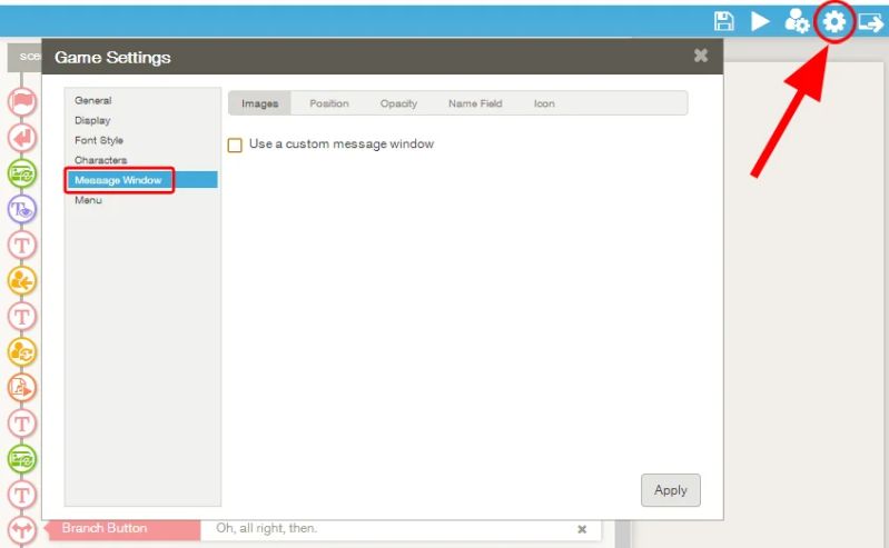 Basic Tyranobuilder Tutorial Customizing Message Boxes Using Global Themes And Speech - Creative Retina Minimal Wallpapers | Free Download