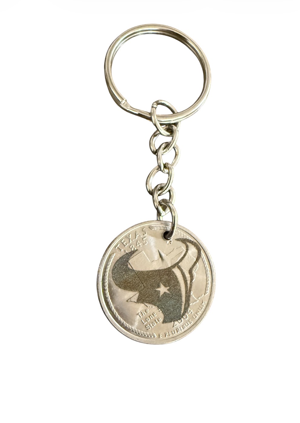 AFC South Quarter Keychain
