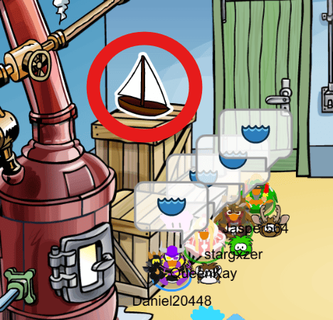 Where to find the Toy Sailboat Pin in-game