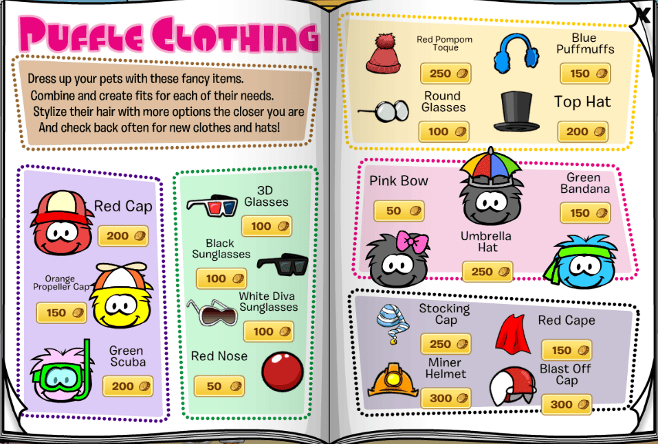 Club Penguin Journey Pet Furniture Love Your Pets October 2026 Catalog Pages 7 and 8 Secrets