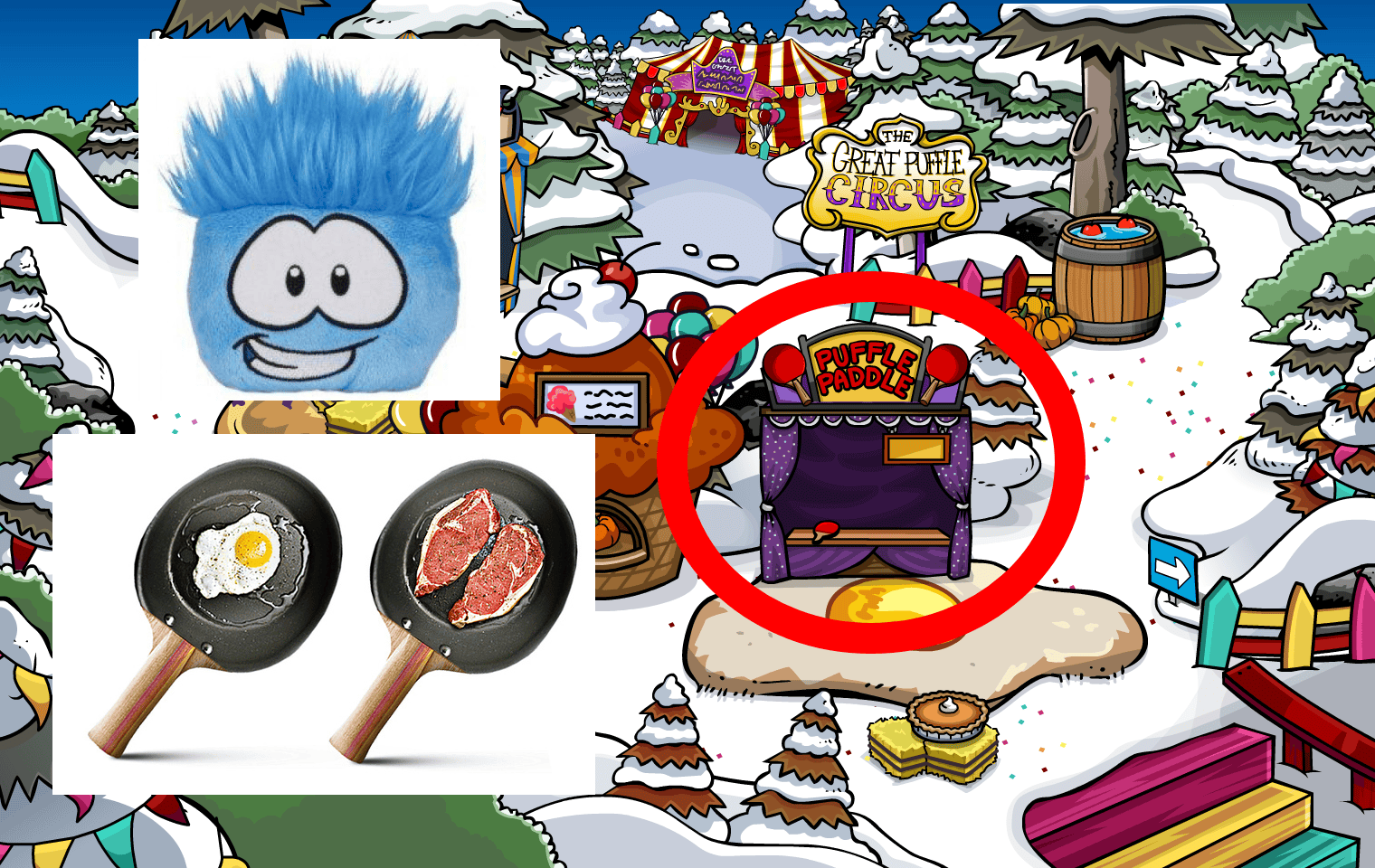 Club Penguin Journey The Food Fair - Calm Under Paddle Pressure Quest