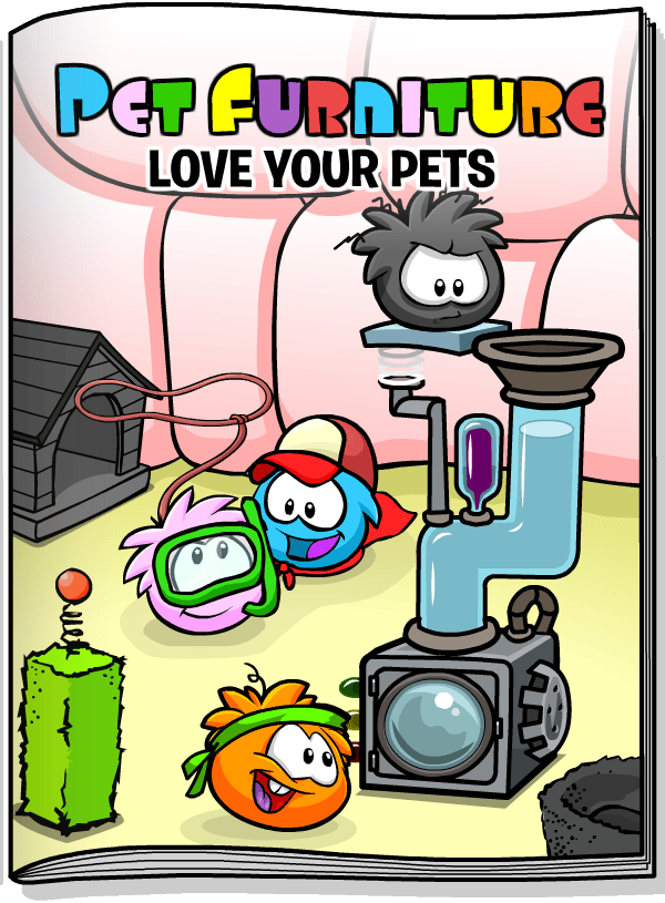 Club Penguin Journey Pet Furniture Love Your Pets October 2026 Catalog