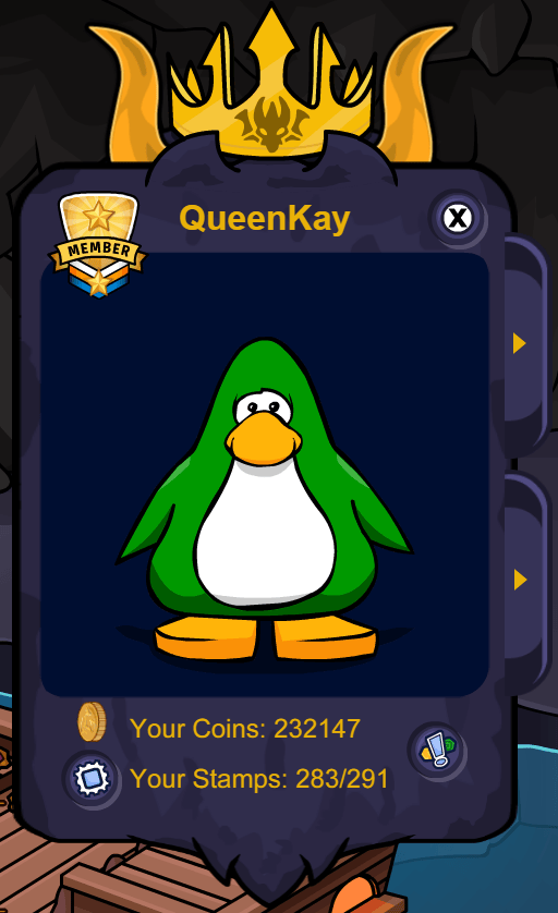 Club Penguin Journey Captain Crimson's Voyager Wares - Medieval UI Theme