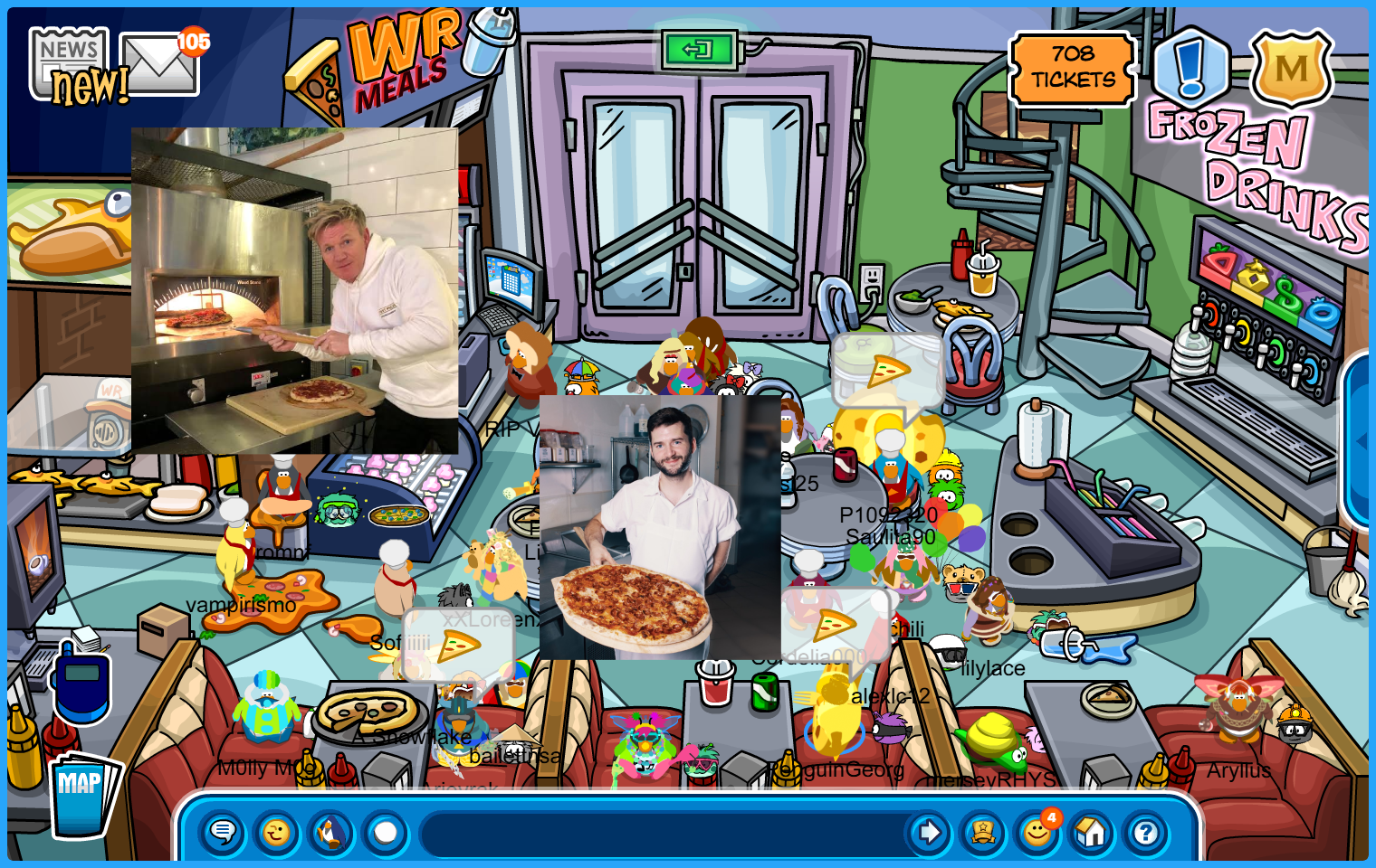 Club Penguin Journey The Food Fair - Order Up! Quest