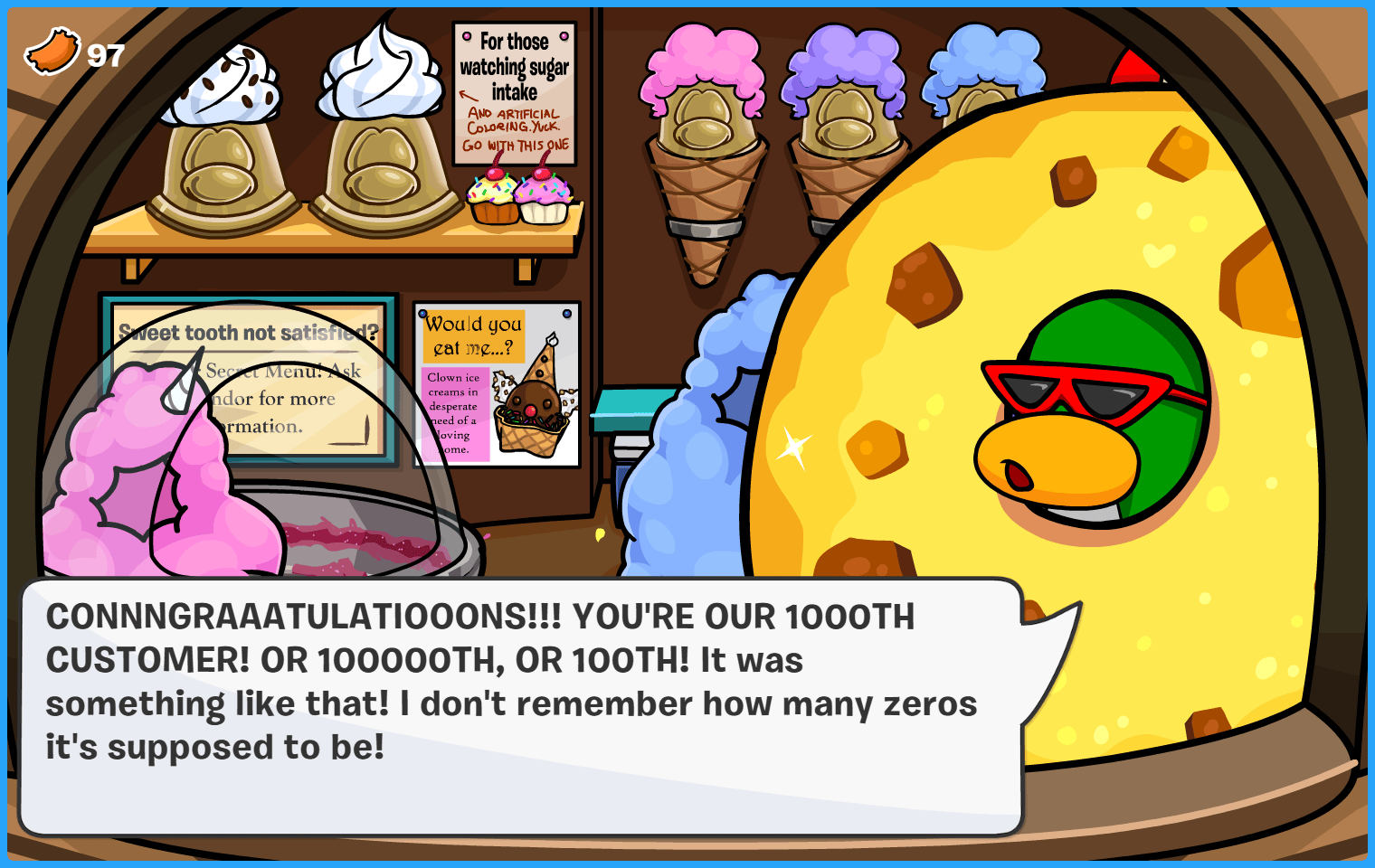 Club Penguin Journey Food Fair - Golden Cookie Costume