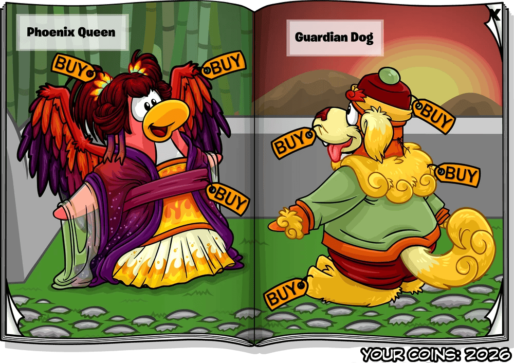 Club Penguin Journey The Costume Trunk Secrets of the Bamboo Forest Pages 5 and 6