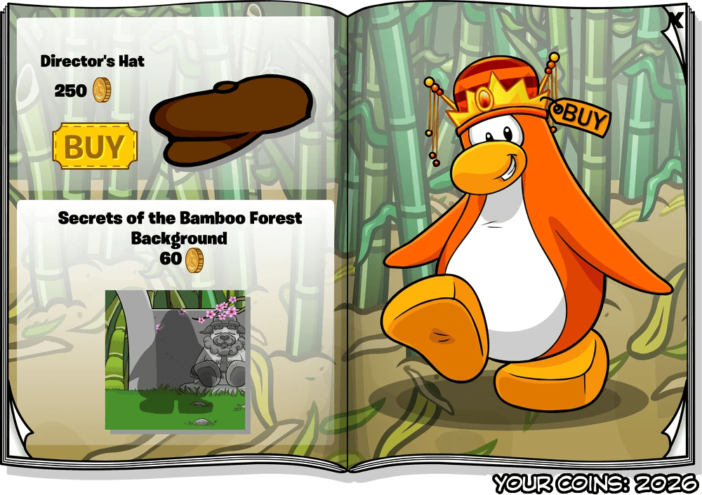 Club Penguin Journey The Costume Trunk Secrets of the Bamboo Forest Pages 7 and 8