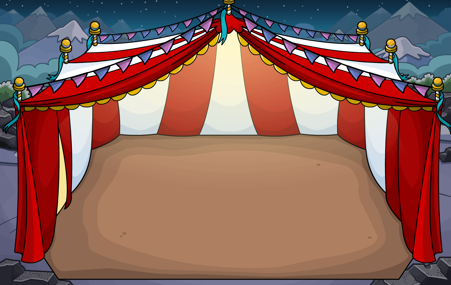 Club Penguin Journey The Food Fair - Come One and All! Quest (Main Event Igloo)