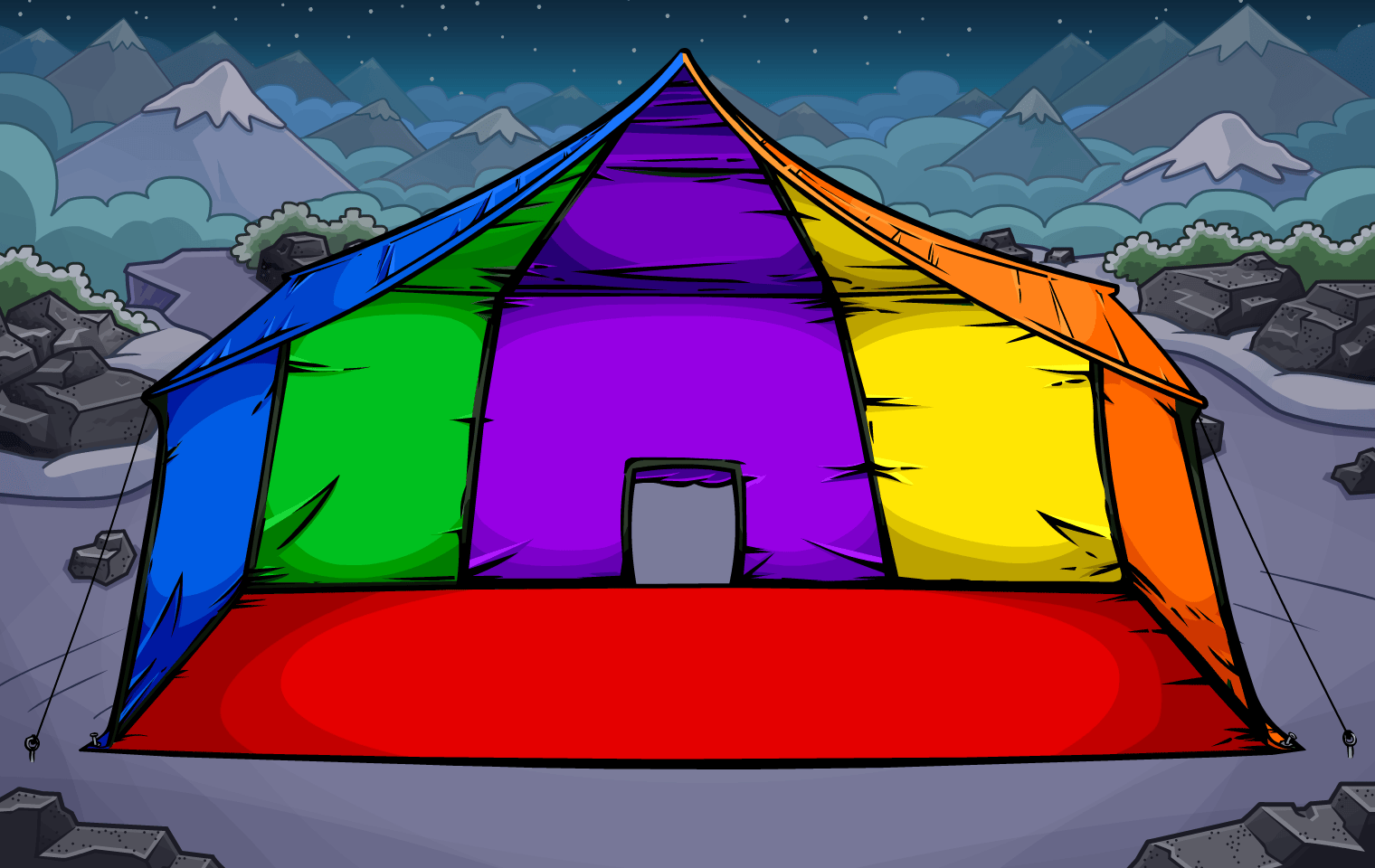 Club Penguin Journey The Food Fair - Come One and All! Quest (Circus Tent Igloo)