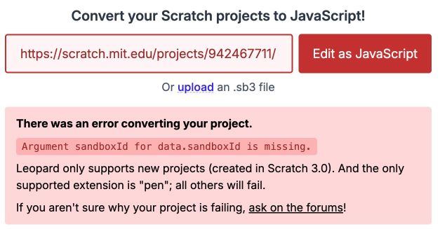Error When Converting A Project Issue 149 Leopard Js Leopard Github - Premium Sunset Wallpaper Gallery - Retina