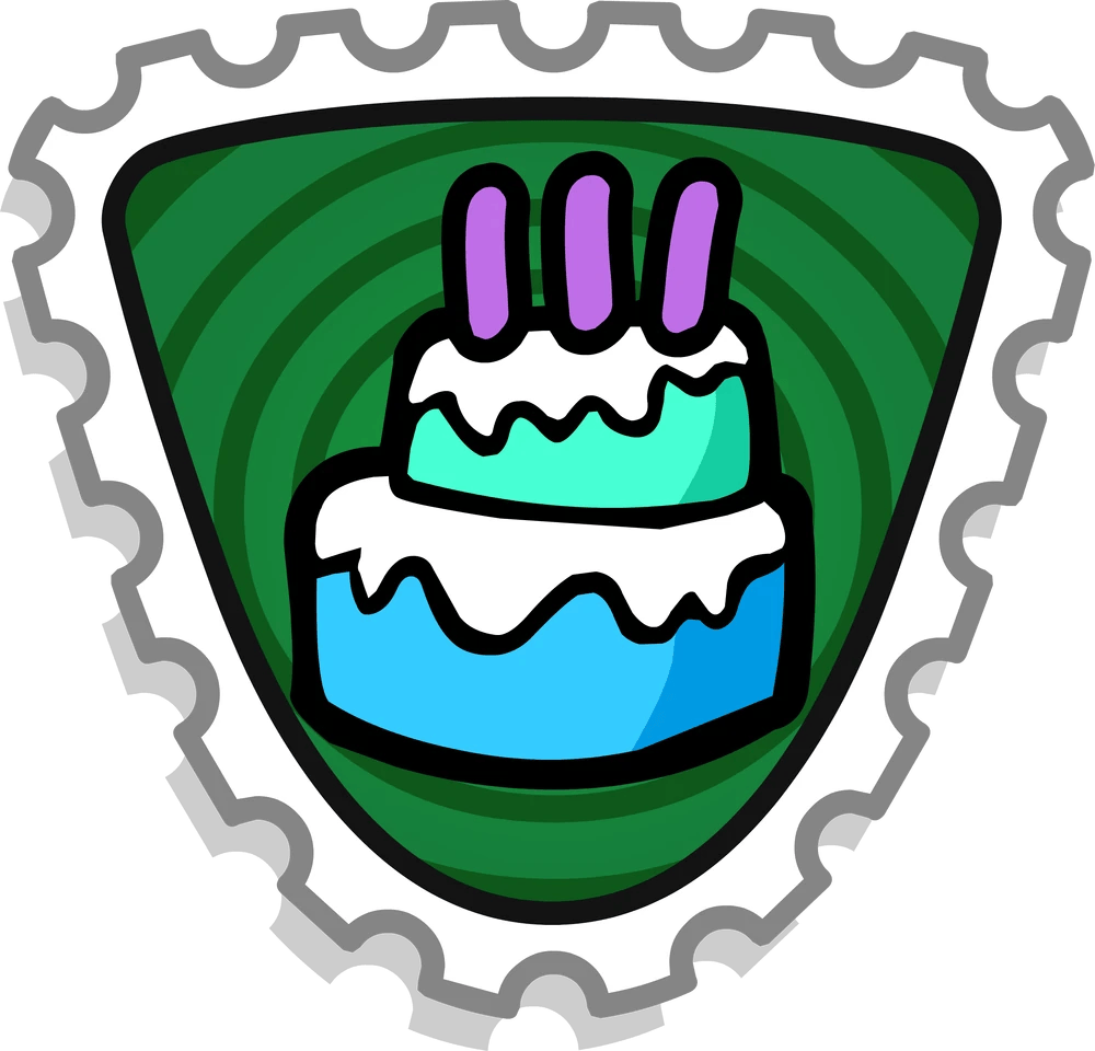 CPJ CPJourney Club Penguin Journey 21st Anniversary Celebration Stamp