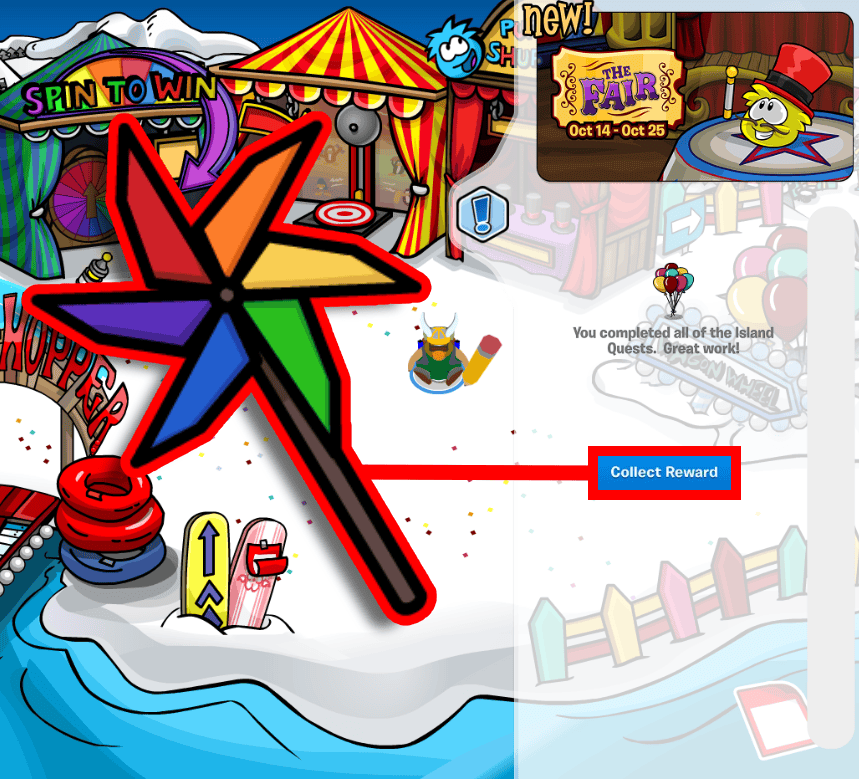 The Fair 2026 Club Penguin Legacy CPLegacy Quest Reward Pinwheel