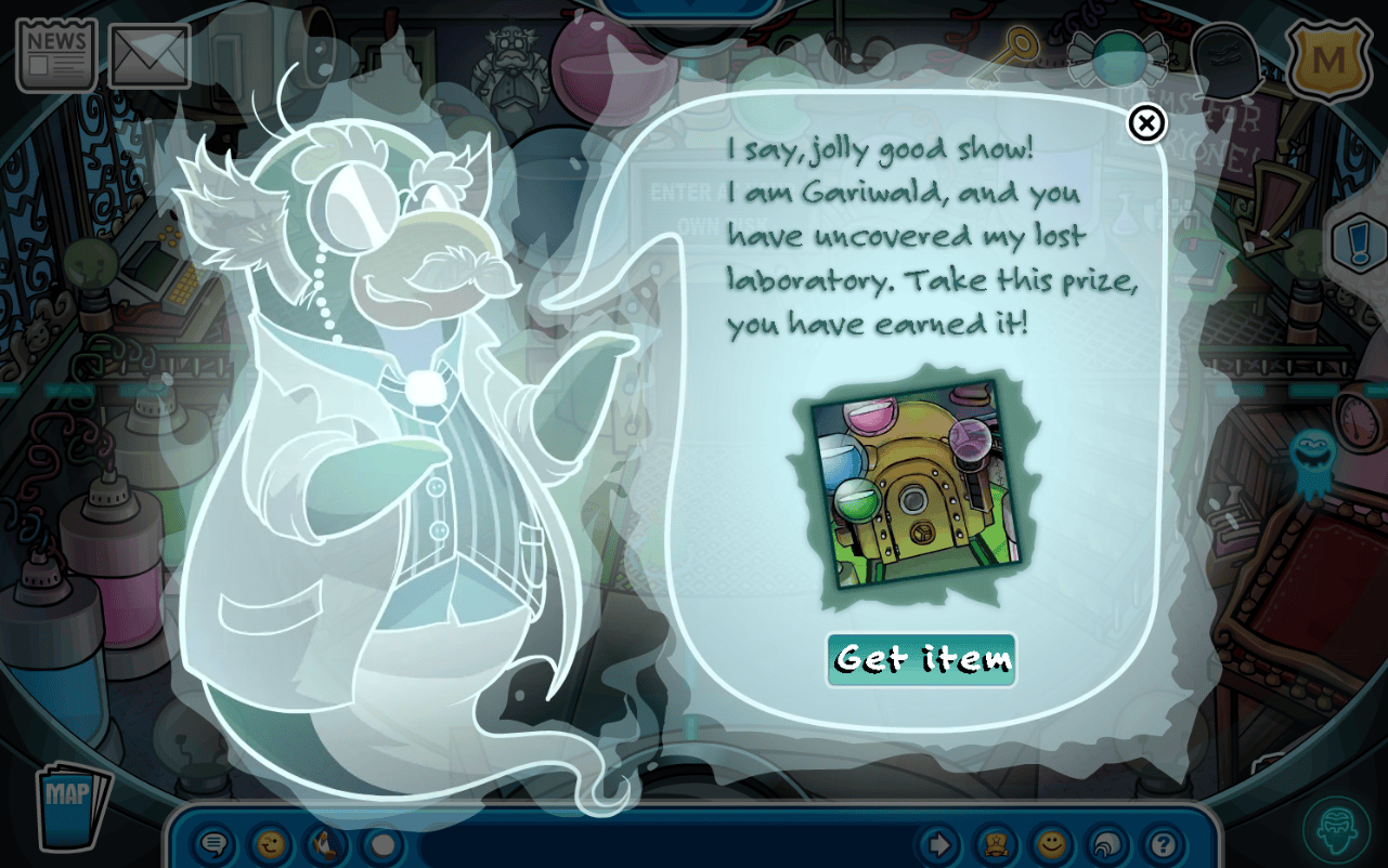 Club Penguin Legacy Halloween Party 2026 Ghostamatron Background