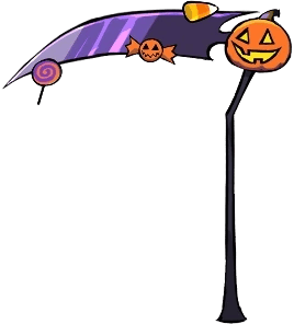 Club Penguin Legacy Halloween Party 2026 Quest Prize Candy Reaper Scythe