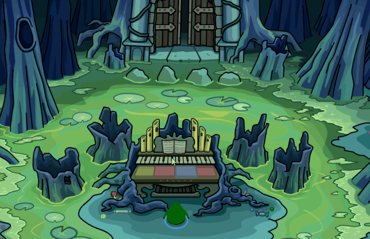 Club Penguin Legacy Halloween Party 2026 Solve Dark Swamp Puzzle