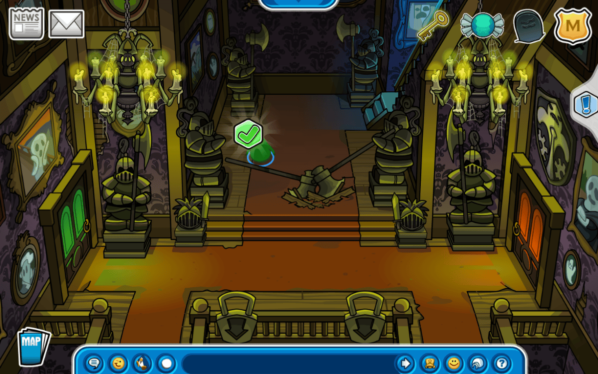 Club Penguin Legacy Halloween Party 2026 Dodge the Knight's Axe