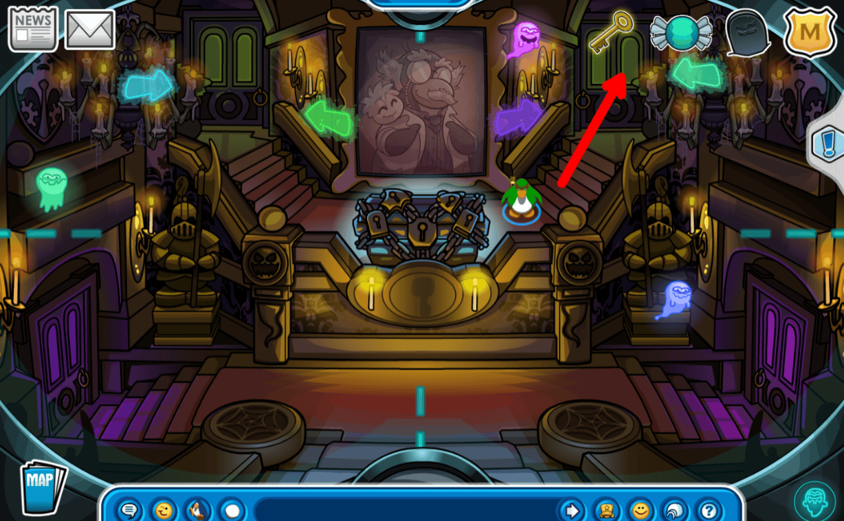 Club Penguin Legacy Halloween Party 2026 Gariwalds Mansion CPL