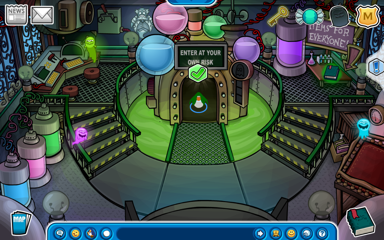 Club Penguin Legacy Halloween Party 2026 Step inside the Ghostmatron