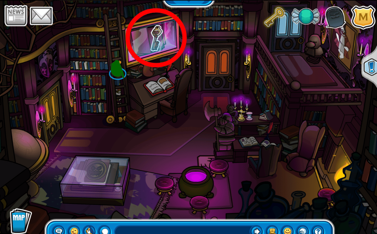 Club Penguin Legacy Halloween Party 2026 Key Hunt Library