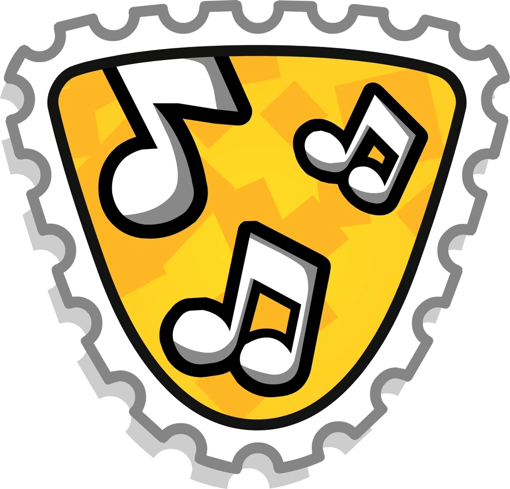Club Penguin Legacy Halloween Party 2026 Music Maestro Stamp