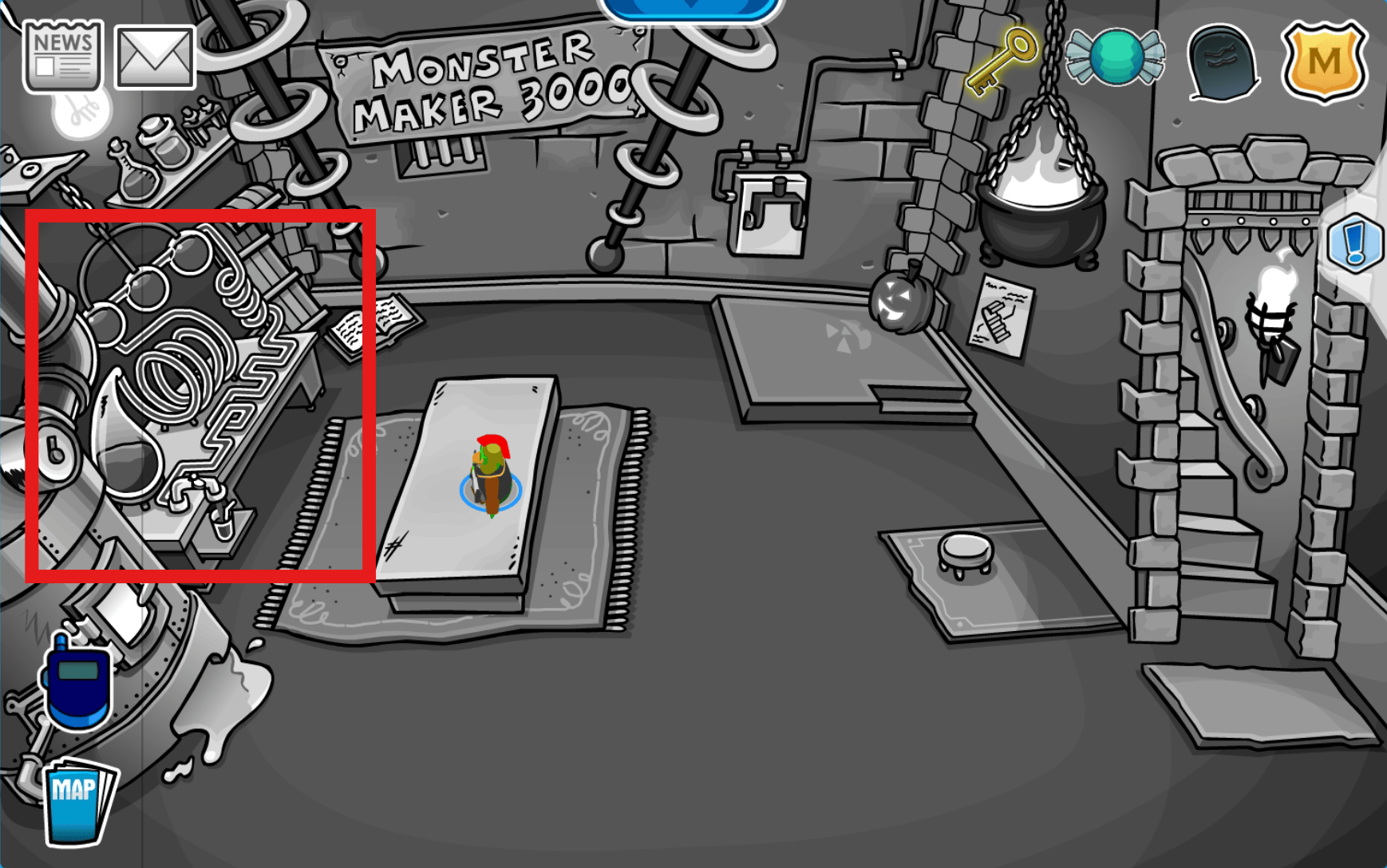 Club Penguin Legacy Halloween Party 2026 Make a drink