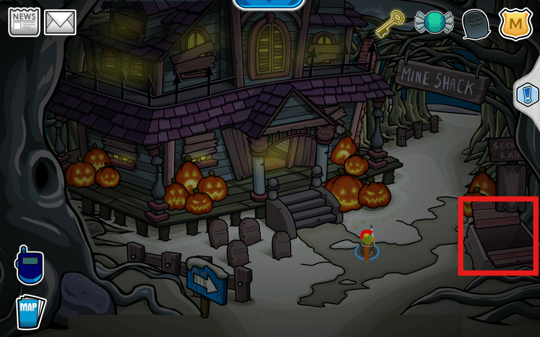 Club Penguin Legacy Halloween Party 2026 Make a drink