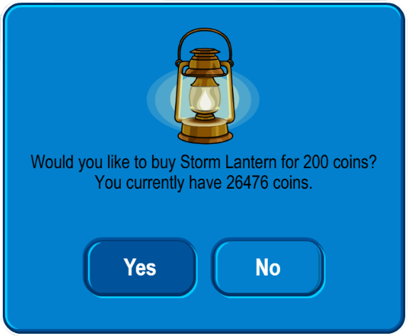 Club Penguin Legacy Halloween Party 2026 Storm Lantern