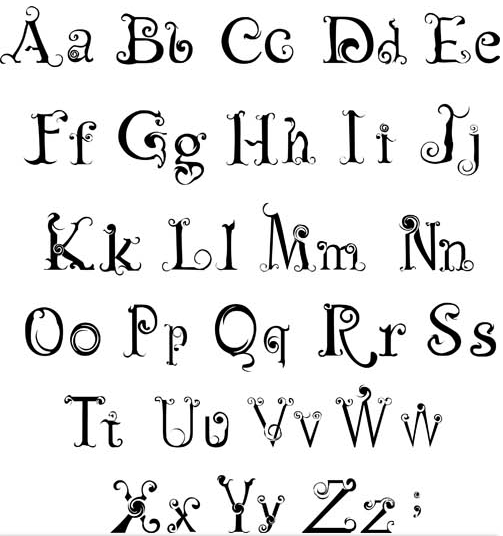 Bahan Vektor Abjad Kaligrafi Ai | Uidownload 536_X_503_png