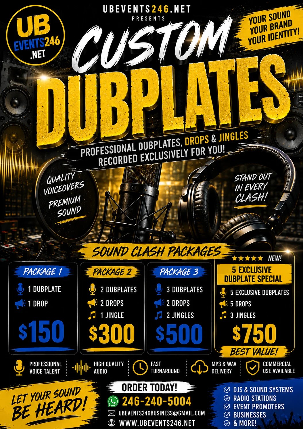 custom dubplates