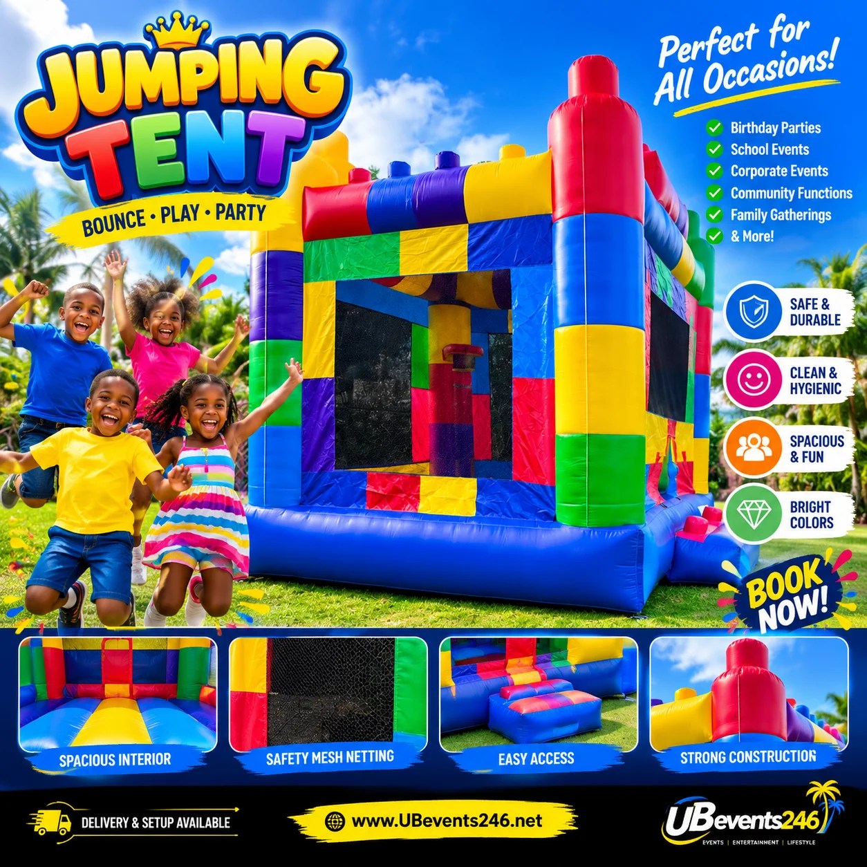 jumping tent